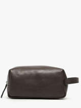 Trousse De Toilette Flandres Cuir Etrier Noir flandres EFLA920M