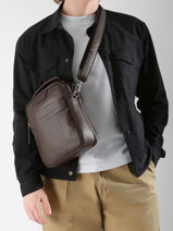 Sac Bandoulire Flandres Cuir Etrier Noir flandres EFLA732M-vue-porte