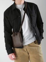 Sac Bandoulire Flandres Cuir Etrier Noir flandres EFLA728S-vue-porte