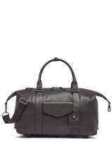 Sac De Voyage Cabine Flandres En Cuir Etrier Noir flandres EFLA991S