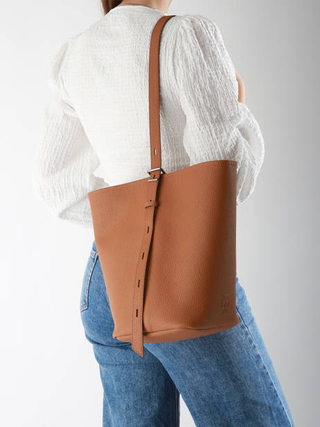 Sac Porté épaule Sac à Dos M Cavalier Cuir Etrier Marron cavalier ECLR126M vue secondaire 2