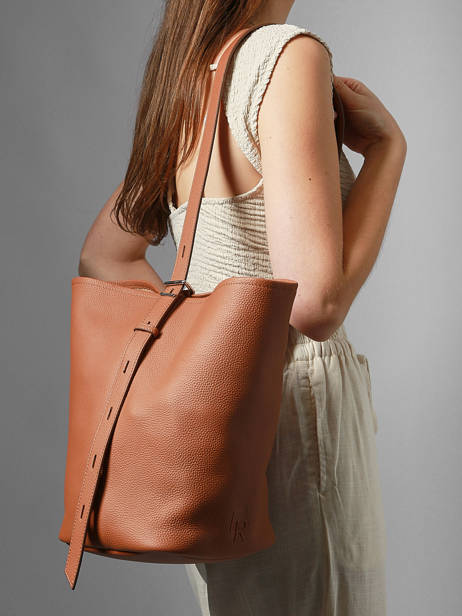 Sac Porté épaule Sac à Dos M Cavalier Cuir Etrier Marron cavalier ECLR126M vue secondaire 2